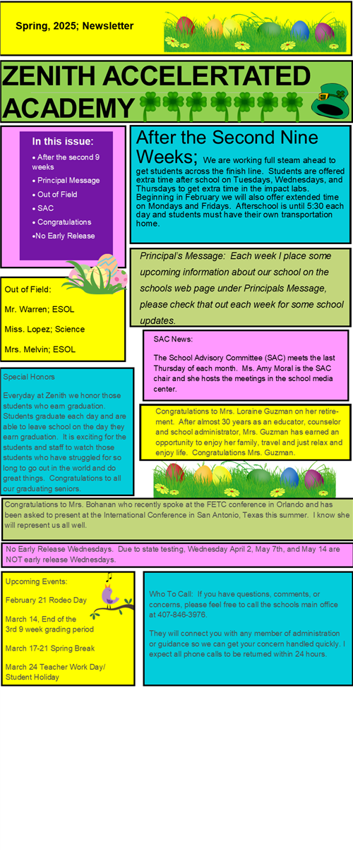 2025 Spring Newsletter